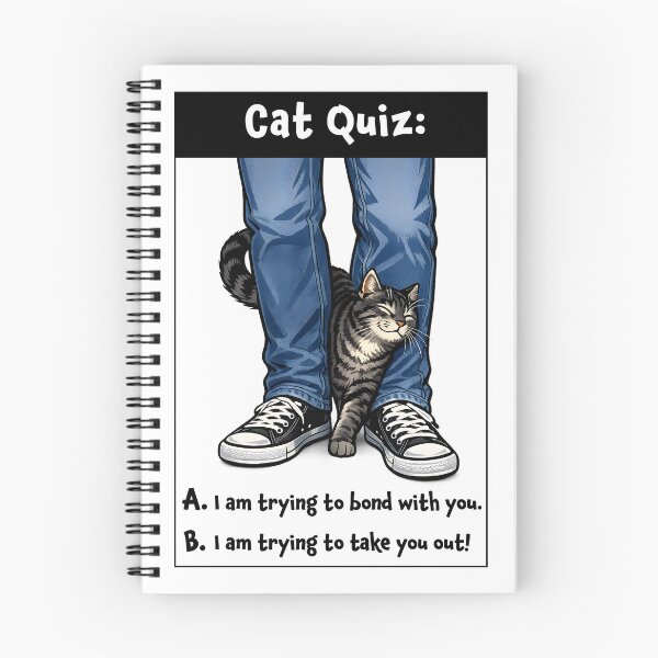Item preview, Cat quiz about cat weaving between legs designed and sold by Skeezix-66.