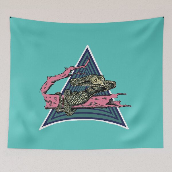 Item preview, Retro Snake Illustration – Vintage Serpent Nature Graphic Art designed and sold by Half Mess.