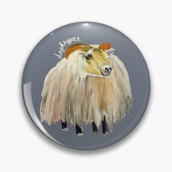Item preview, Icelandic Sheep Nordic Wildlife Painting Print  designed and sold by dagkryper.