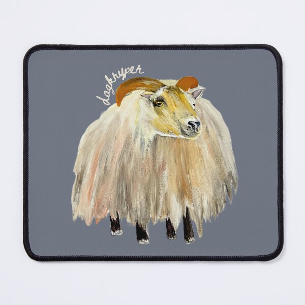 Item preview, Icelandic Sheep Nordic Wildlife Painting Print designed and sold by dagkryper.