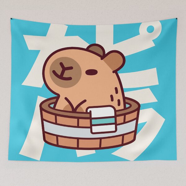 Item preview, Kawaii Capybara designed and sold by Estudio Kudasai.