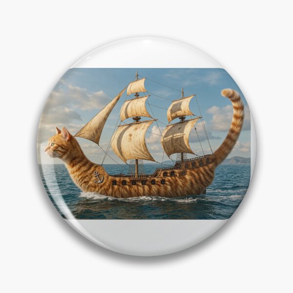 Item preview, Cat Ship (version 1) designed and sold by ales-panz.