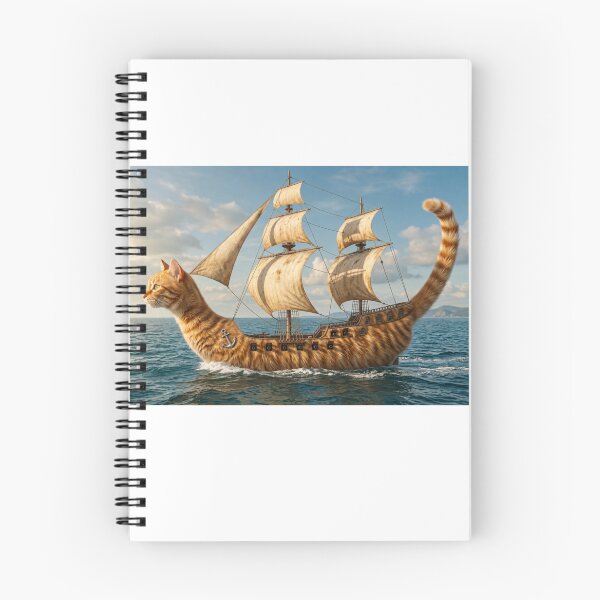 Item preview, Cat Ship (version 1) designed and sold by ales-panz.