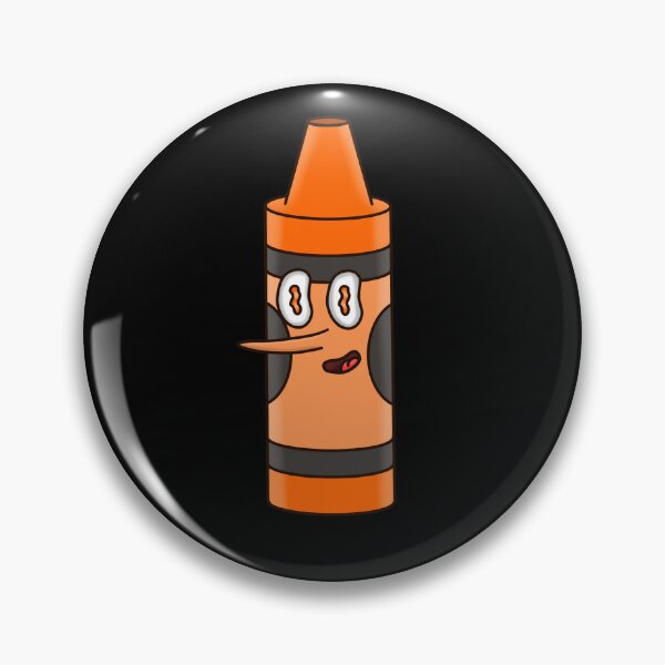 Item preview, Orange Crayon designed and sold by ClayDayArt.