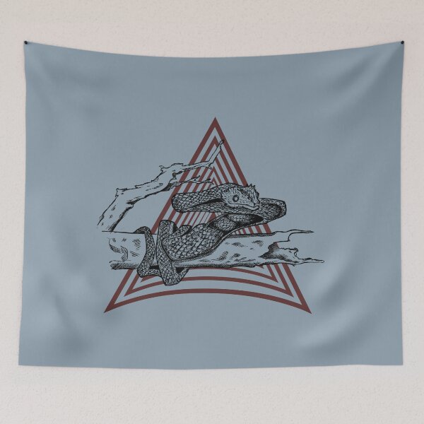Item preview, Retro Snake Illustration – Vintage Serpent Nature Graphic Art designed and sold by Half Mess.