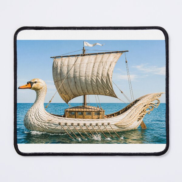 Item preview, Swan Ship (version 2) designed and sold by ales-panz.