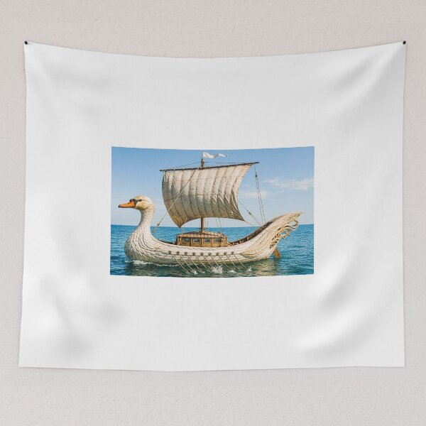 Item preview, Swan Ship (version 2) designed and sold by ales-panz.