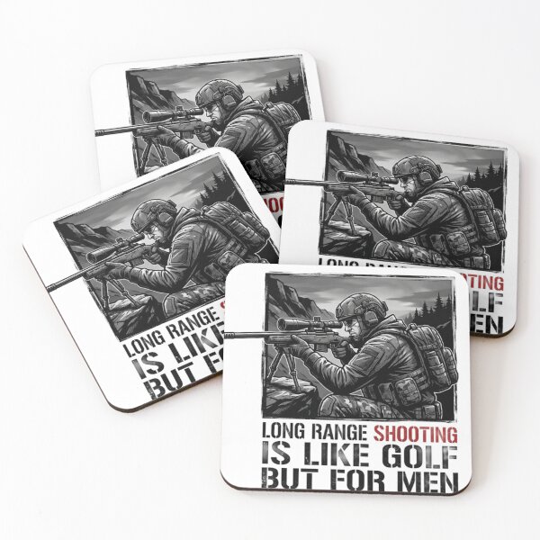 Item preview, Long Range Shooting – Military Sniper Quote designed and sold by ShirtsUp-Lane.