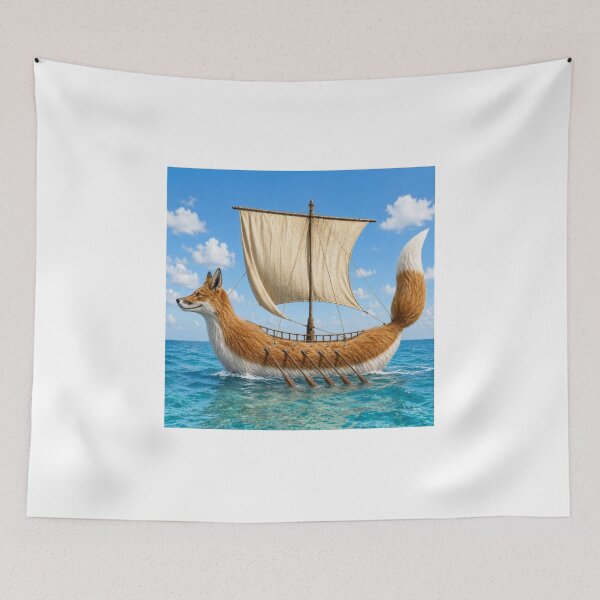 Item preview, Fox Ship (version 1) designed and sold by ales-panz.