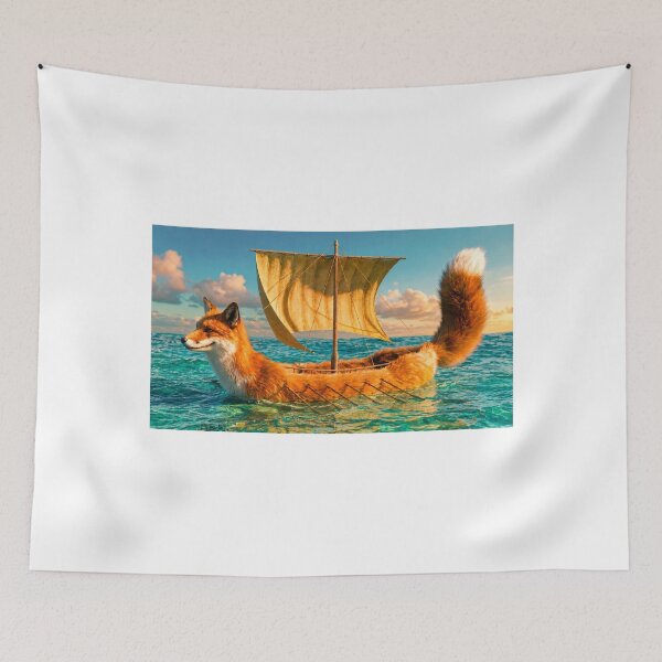 Item preview, Fox Ship (version 2) designed and sold by ales-panz.