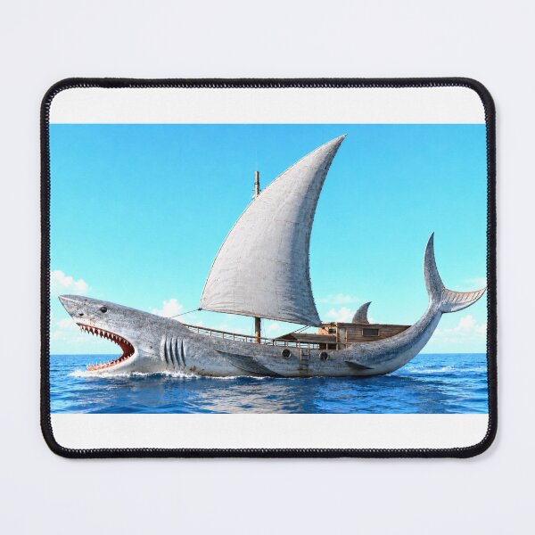 Item preview, Shark Ship (version 2) designed and sold by ales-panz.