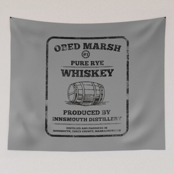 Item preview, Obed Marsh Pure Rye Whiskey - border and distressed designed and sold by BRU Design.