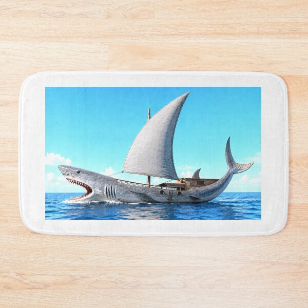 Item preview, Shark Ship (version 2) designed and sold by ales-panz.