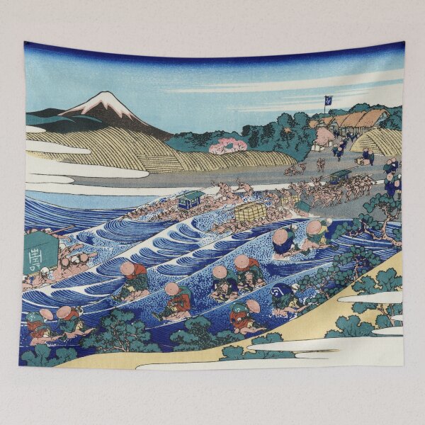 Item preview, The Fuji from Kanaya on the Tōkaidō - Katsushika Hokusai designed and sold by themasters.