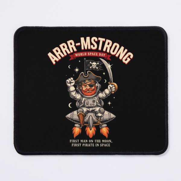 Item preview, Copy of Arrr-mstrong — First Man On The Moon First Pirate In Space World Space Day T-Shirt V1 designed and sold by DarylWelsh2024.