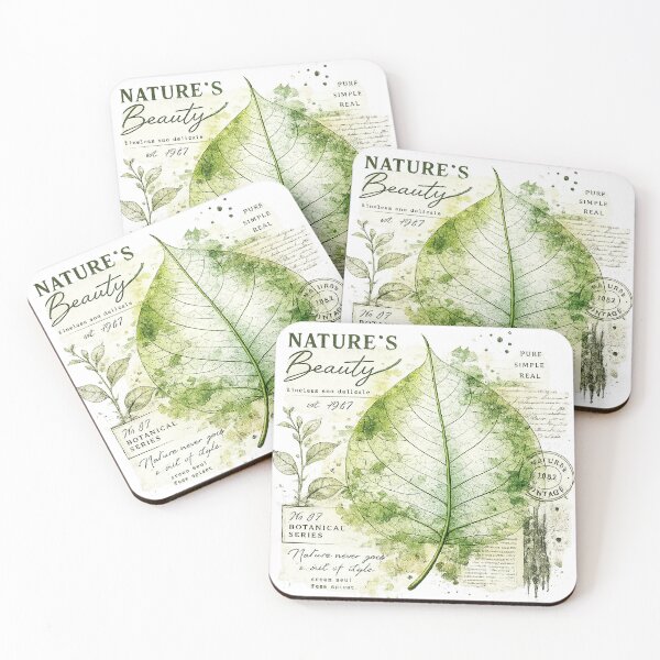 Item preview, Botanical Leaf Vintage Nature Illustration designed and sold by RedPixelPlus.