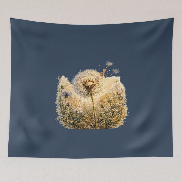 Item preview, Floating Dandelion Watercolor | Botanical Wildflower Illustration | Cottagecore Meadow Art | Nature Lover Gift | Floral Decor Design designed and sold by MagicMakerPh⭐⭐⭐⭐⭐.
