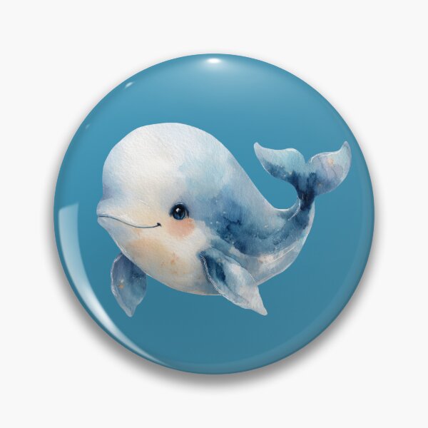 Item preview, Baby Whale Watercolor Illustration - Arctic Animals Nursery Art designed and sold by PAPIRO SIGLO XXI.