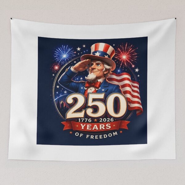 Item preview, Uncle Sam 250 Years of Freedom designed and sold by Fanybany.