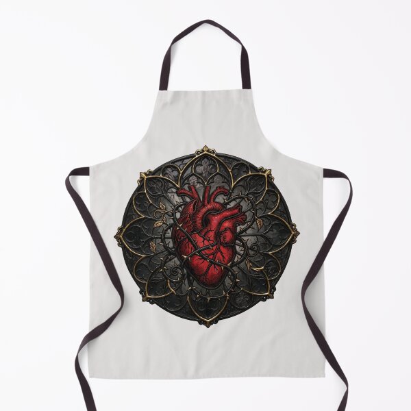 Item preview, Gothic Anatomical Heart in Thorns Rosette designed and sold by David Mateo ArtWorks.