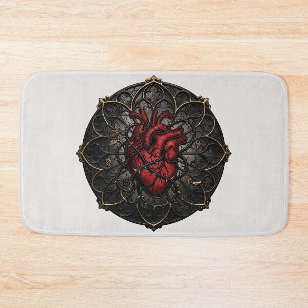 Item preview, Gothic Anatomical Heart in Thorns Rosette designed and sold by David Mateo ArtWorks.