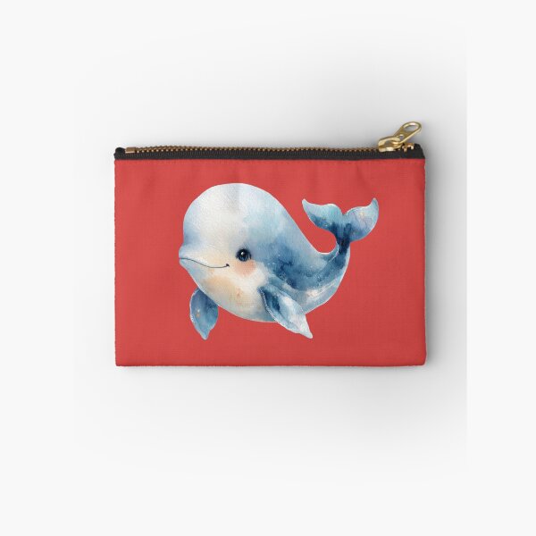 Item preview, Ilustración en acuarela de una cría de ballena - Arte infantil con animales del Ártico designed and sold by PAPIRO SIGLO XXI.
