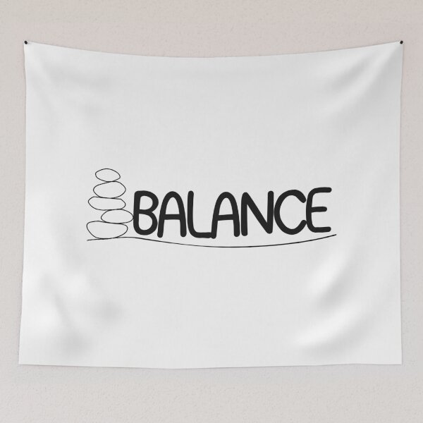 Item preview, Balance – Minimal Zen Typography Design designed and sold by alaa9898.