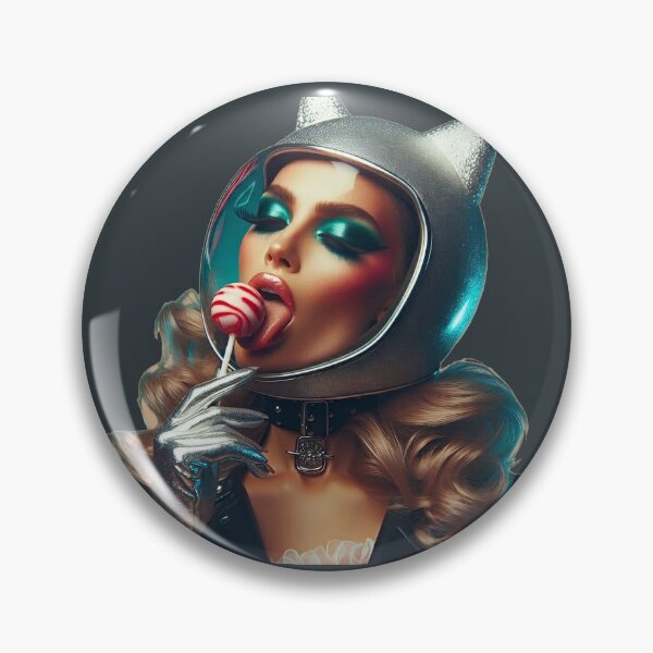 Item preview, Astronaut Cat Helmet Girl Lollipop designed and sold by Voodoo Store Paranormal Collections.