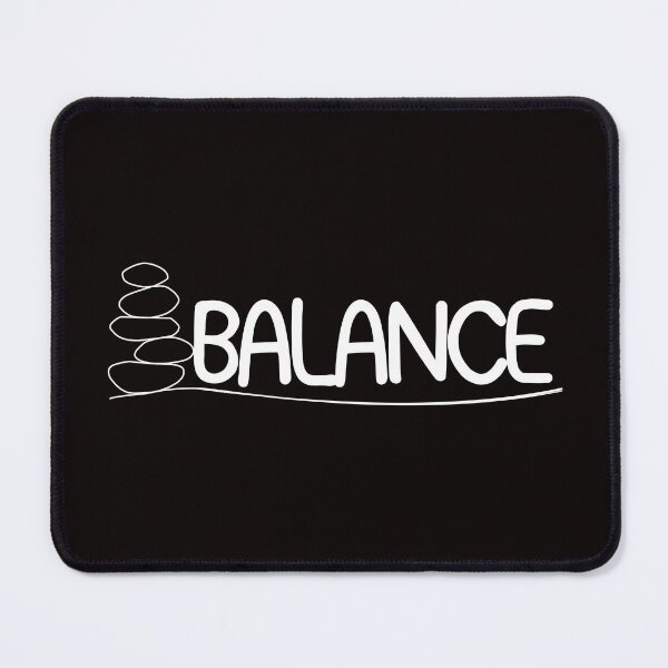 Item preview, Balance – Minimal White Typography Zen Design designed and sold by alaa9898.