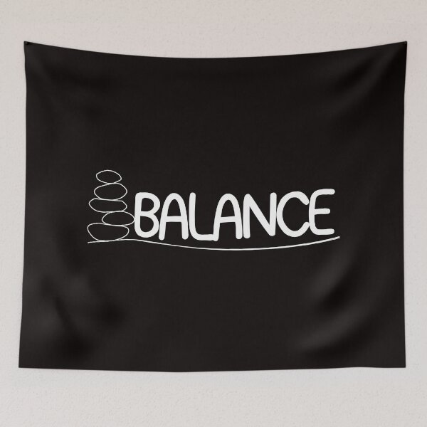 Item preview, Equilibrio – Diseño zen con tipografía blanca minimalista designed and sold by alaa9898.