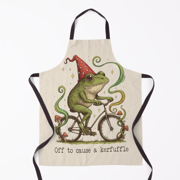Item preview, Off to Cause a Kerfuffle Frog, Funny Chaos Frog, Sarcastic Humor Gift designed and sold by Sprinkle12345.