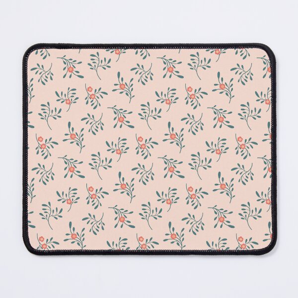Item preview, Blush Floral Teal Botanical Pattern designed and sold by Kozee.