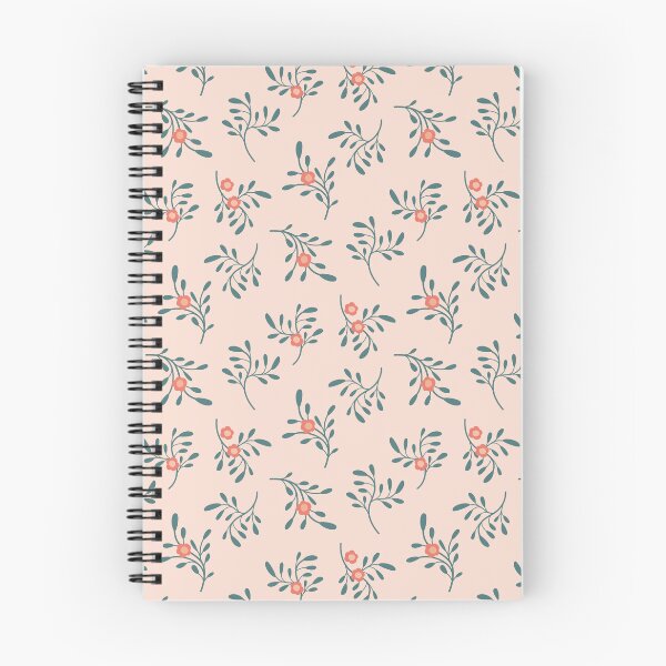 Item preview, Estampado botánico floral en tonos rosa y verde azulado designed and sold by Kozee.