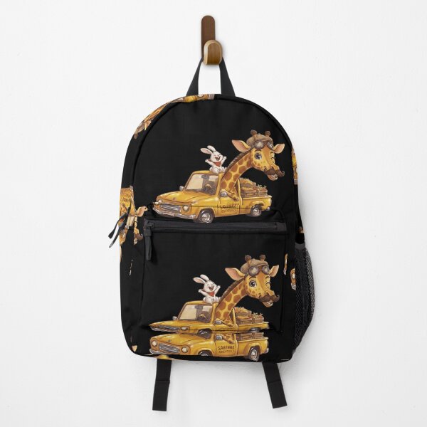 Item preview, Funny Giraffe and Rabbit Driving Car Savanna Adventure Meme. designed and sold by Fatomfatom.