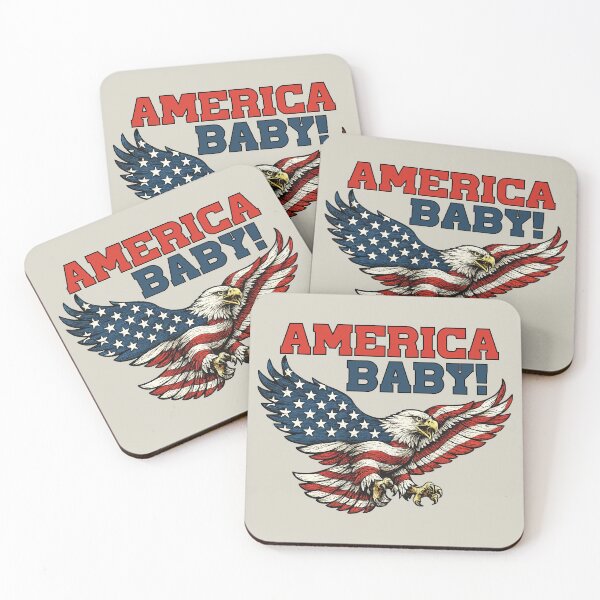 Item preview, America Baby! Bald Eagle - Independence Day - 4th of July - Patriotism designed and sold by krewyork.