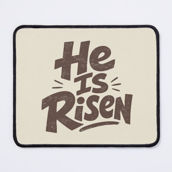 Item preview, He Is Risen | Christian Easter Design designed and sold by Crown&Cross.