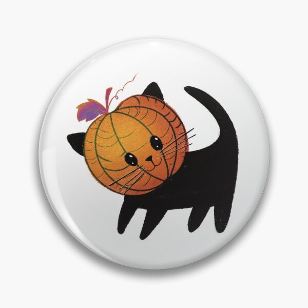 Item preview, Cute Pumpkin Cat for Halloween and Fall designed and sold by Pryhozha.