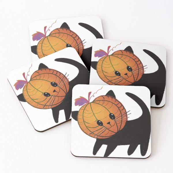 Item preview, Cute Pumpkin Cat for Halloween and Fall designed and sold by Pryhozha.
