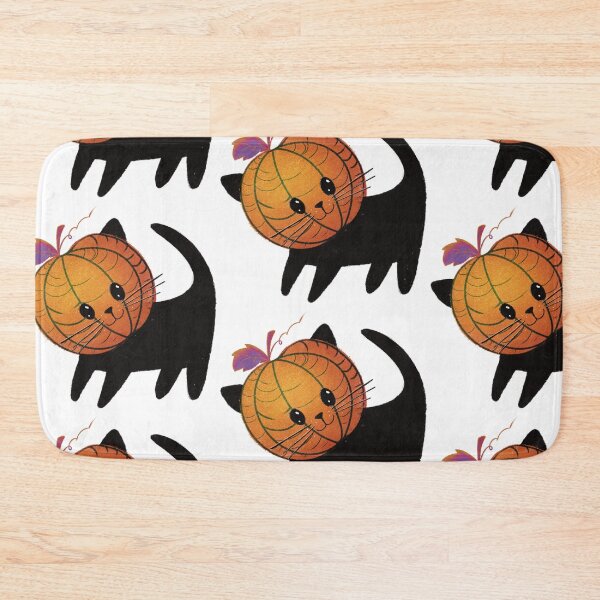 Item preview, Cute Pumpkin Cat for Halloween and Fall designed and sold by Pryhozha.