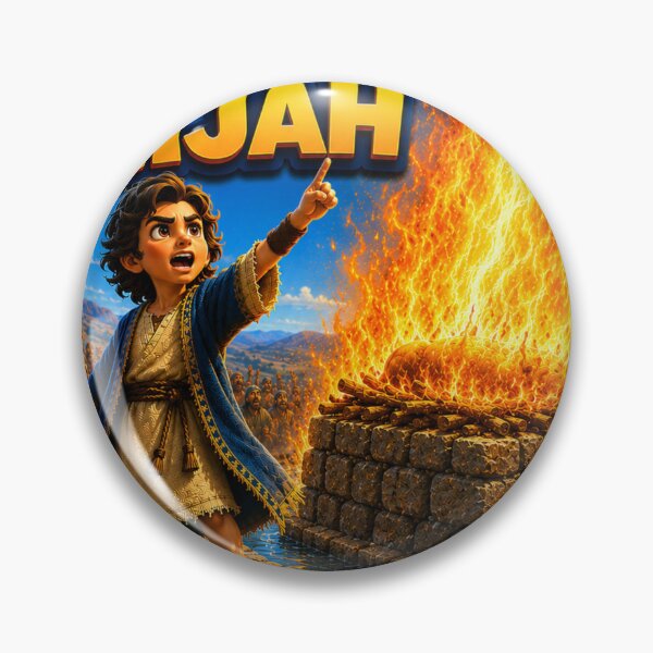 Item preview, Bold Like Elijah | Christian Kids Bible Hero Cartoon Design designed and sold by Dexters Inspiring Creations.