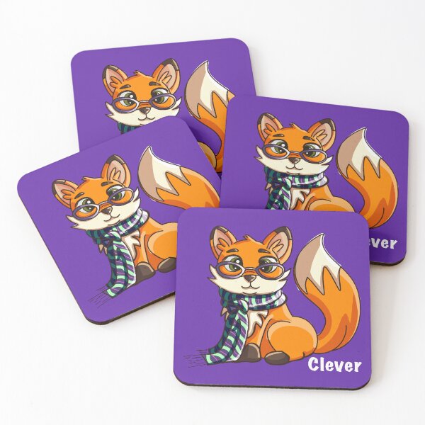 Item preview, Clever fox - white designed and sold by Melluna Studio.