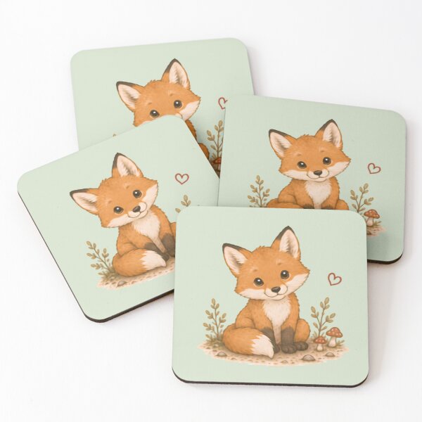 Item preview, Sweet As Can Be Fox designed and sold by MellowMunchkins.