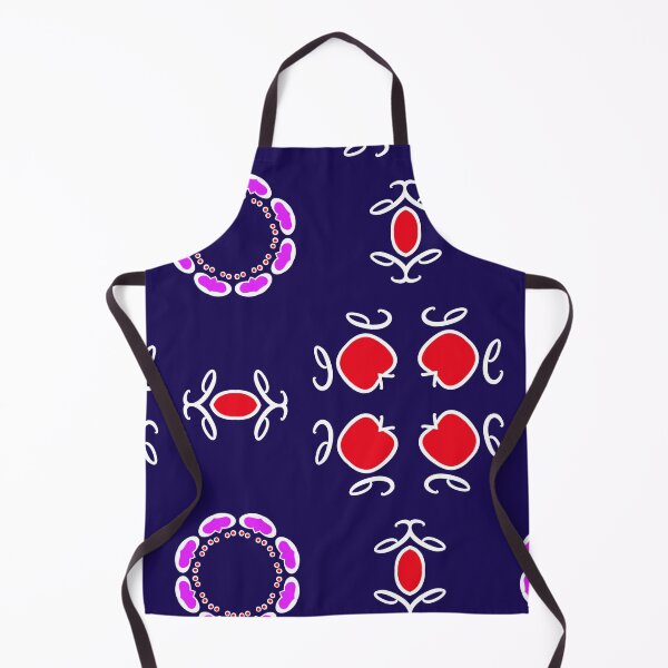 Item preview, Vibrant Navy and Magenta Ring Geometric Mandala designed and sold by Tinsleybluebell.