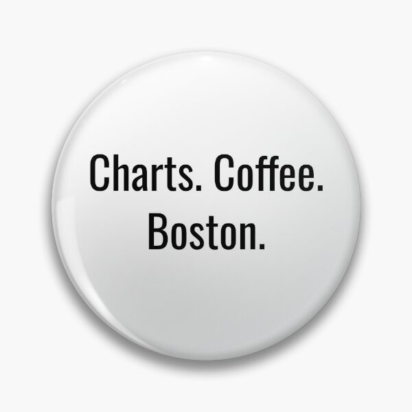 Item preview, Charts. Coffee. Boston. (Black Text) designed and sold by City Makers.