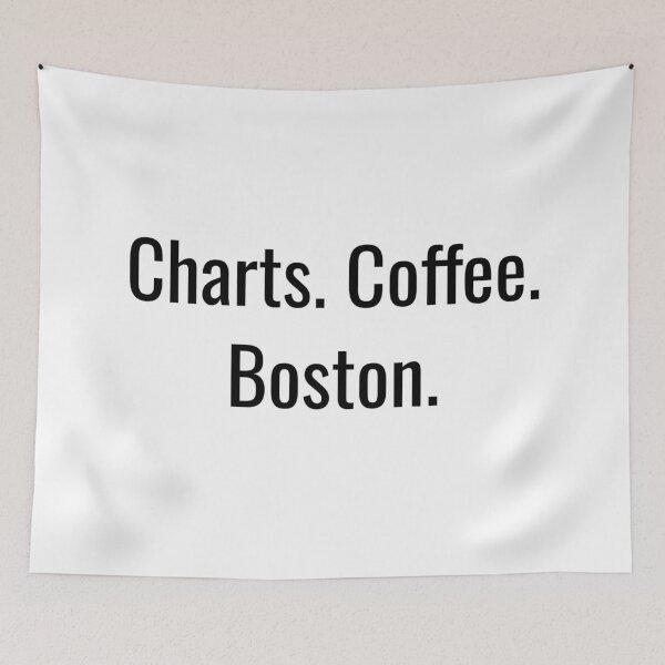 Item preview, Charts. Coffee. Boston. (Black Text) designed and sold by City Makers.