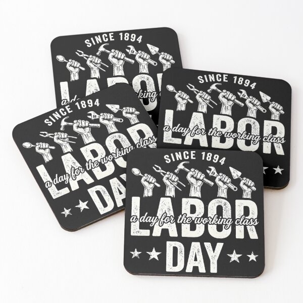 Item preview, Labor Day Since 1894 A Day for the Working Class Union Worker Vintage T-Shirt designed and sold by CutOutIdols.