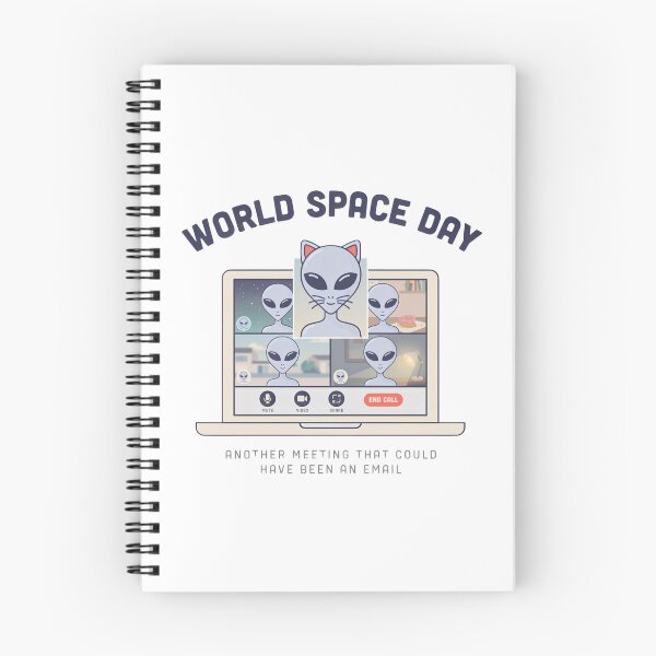 Item preview, World Space Day Alien Zoom Meeting — Another Meeting That Could Have Been An Email T-Shirt v2    designed and sold by DarylWelsh2024.
