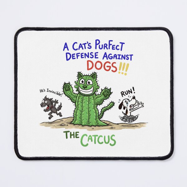 Item preview, The Catcus: A Purr-fect Defense designed and sold by Murvel-Ink.