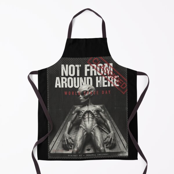 Item preview, Not From Around Here — World Space Day Classified Roswell Alien Autopsy T-Shirt v2 designed and sold by DarylWelsh2024.