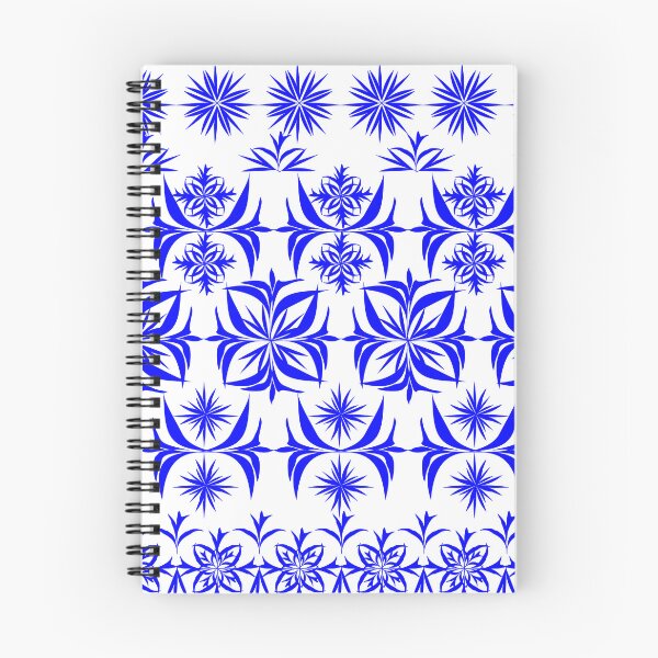Item preview, Vintage Mediterranean Style Blue and White Floral Tile Seamless Pattern designed and sold by Ei-Ei.